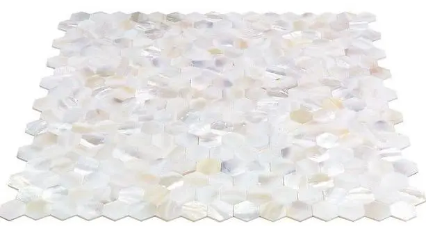 China Supplier Hexagon Mother of Pearl Mosaic Backsplash Tile