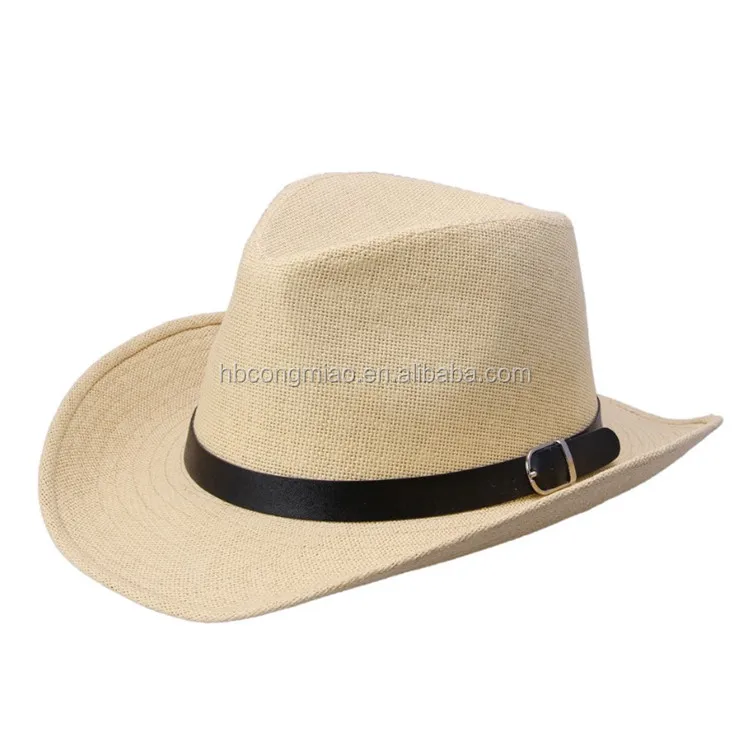 Straw Wide Brim Beach Cap Sun Hat 