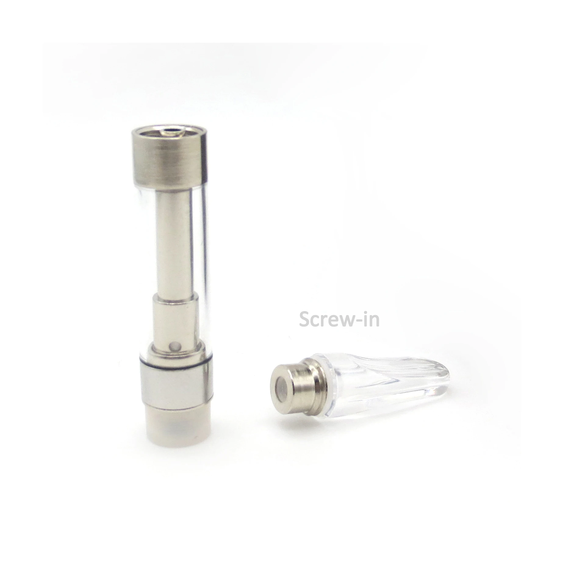 

CBD flat mouth piece oil cartridge pyrex plastic and metal tube G5 cbd tank cbd vaporizer, N/a