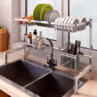 

Kitchen Over Sink Drain Rack Storage Shelf Display Rack