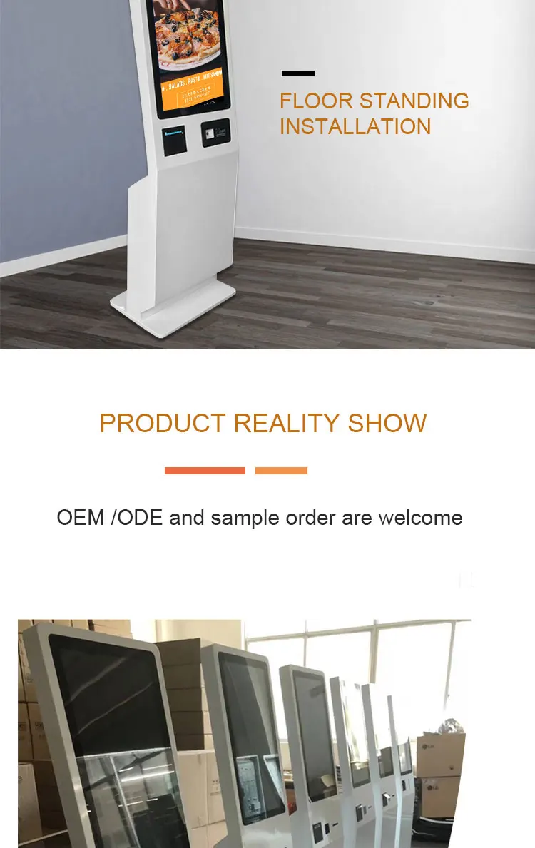 Mcdonald Restaurant Digital Menu Boards - Touch Screen Kiosks