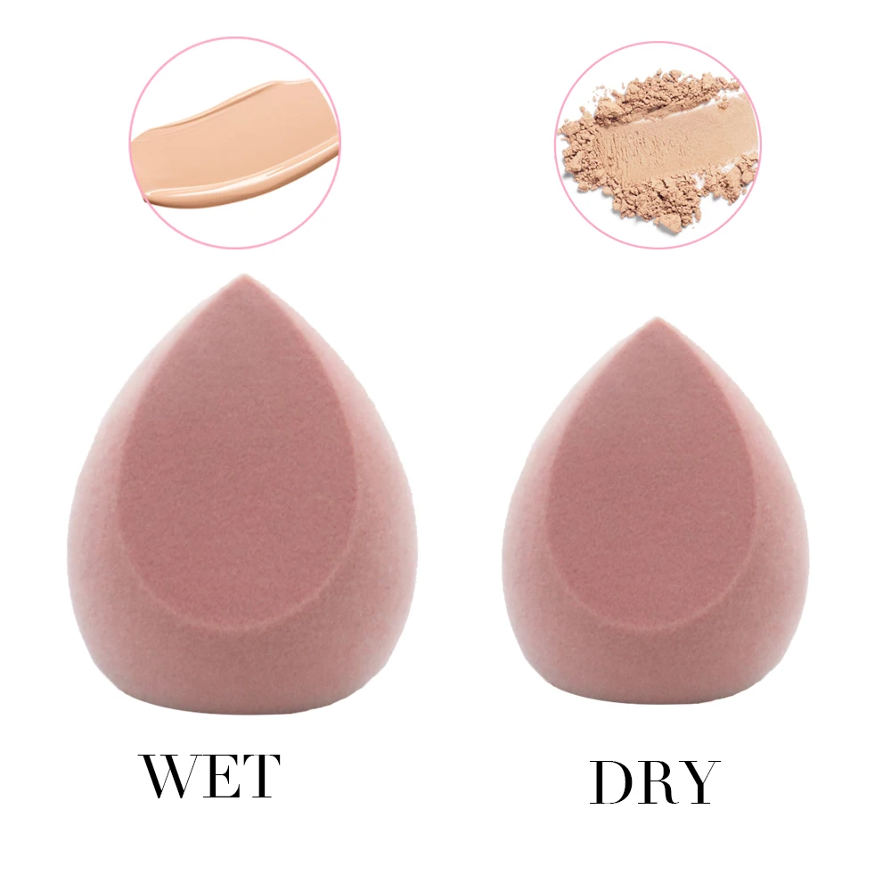 

New Arrivals microfiber velvet sponge - Super Soft Rose Red Microfiber Make up Sponge, Multicolor