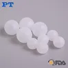 high polished polypropylene hollow white plastic ball beads sphere with SGS certificate