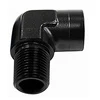 VMT aluminum anodized black ID 1/8 1/4 3/8 1/2 3/4 1" 90 degree angle female NPT fitting