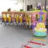 Electric bus road train/ outdoor realelectric bus trains /electric track train for sale