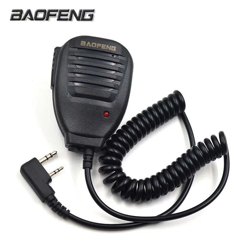 

Baofeng T-B6 Original Baofeng Radio Speaker baofeng Mic Microphone PTT for Portable Walkie Talkie UV-5R BF-888S BF-UV82, Black