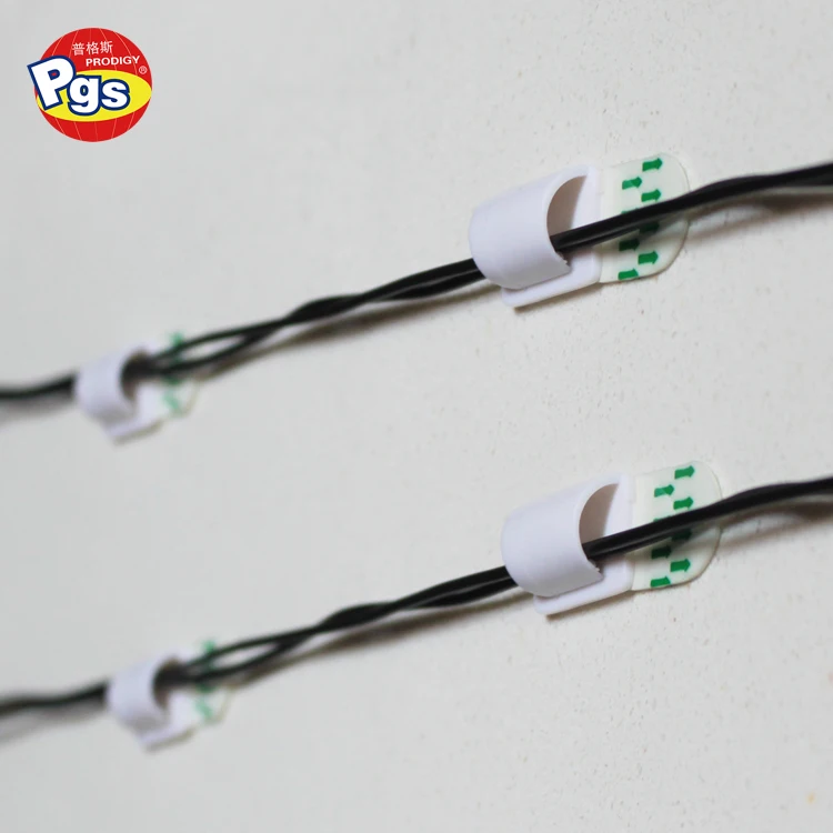 Plastic White Small Wall Hanging Electrical Wire Mounting Clip Buy