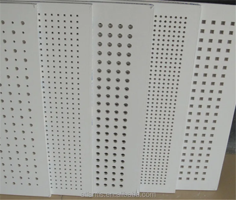 Low Price Waterproof Soundproof Perforated Acoustic Gypsum Board