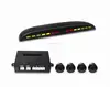 Super thin display car rear view LED reverse back up Parking Sensor with 4 four sensors