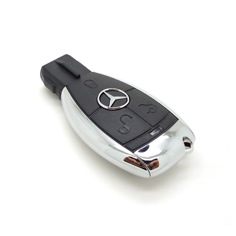 Promotional products custom logo car key shape usb flash drive 16gb