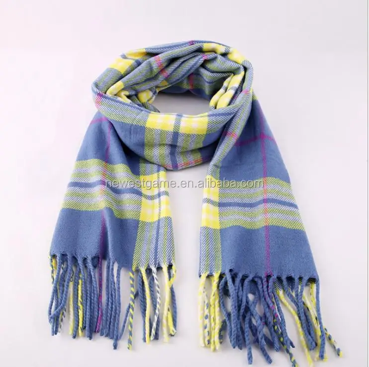 

Promotional Children scarf autumn and winter boys and girls plaid scarf in the big children neck baby 32 colors 180*33cm