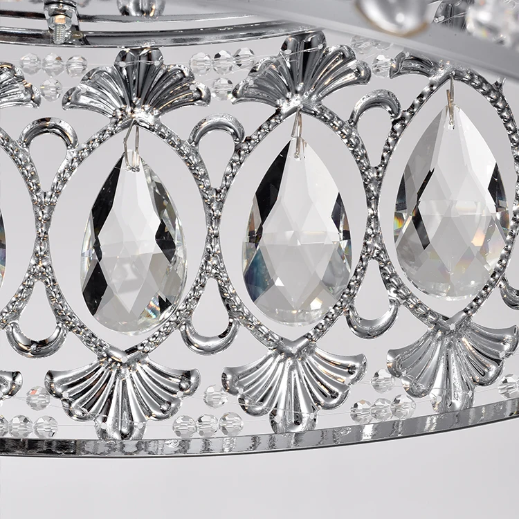 
new design round modern kitchen restaurant led crystal ceiling light 