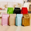Box Pouch 1 Pound Coffee Bag with One-Way Degassing Valve, Stand Up Zipper Coffee Bags With Flat Bottom