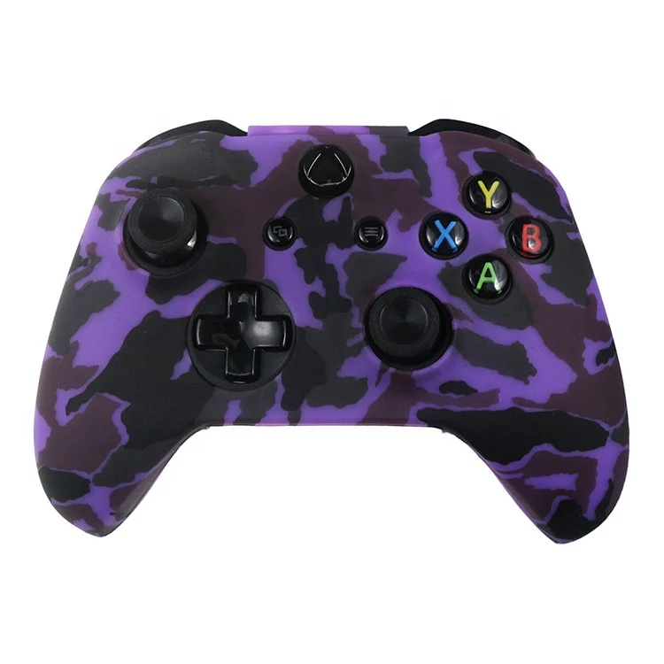Camouflage Controller Rubber Silicone Skin Case Cover For Xbox One S