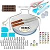117 pcs Cake Turntable set Revolving Rotating Cake Decorating Stand with Non-Slip Rubber Bottom