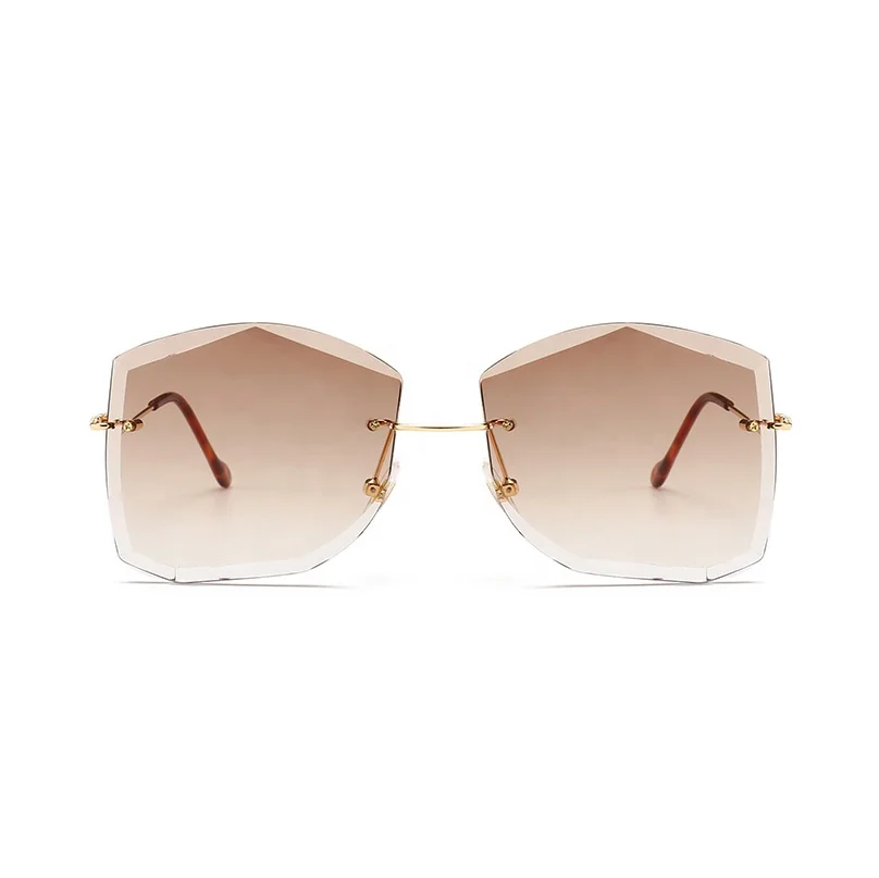 

10335 Superhot Eyewear Fashion Ladies Frameless Sun glasses Shades Women Rimless Sunglasses
