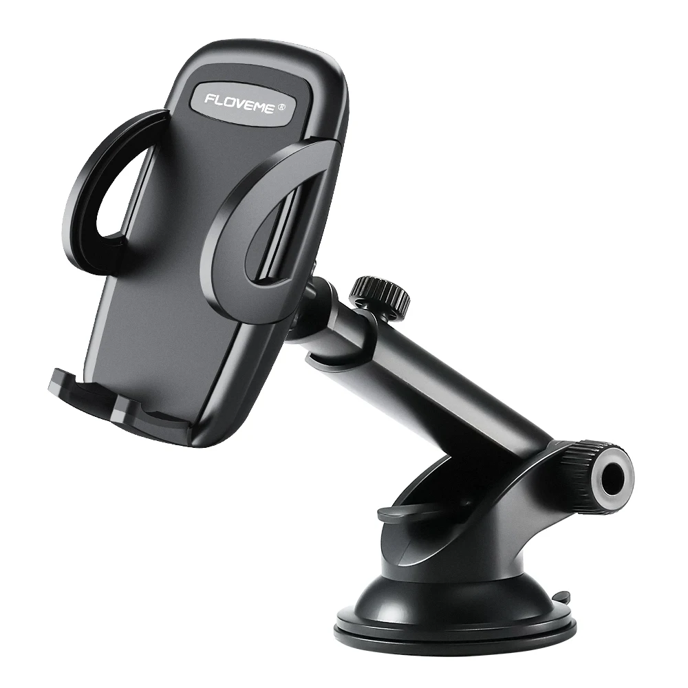 

Free Shipping 1 Sample OK Dashboard Windshield Automatic Lock Car Phone Holder FLOVEME Car Mobile Phone Holder