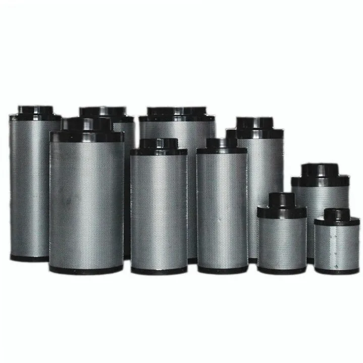 4 " 100x250mm Air Carbon Filter With Reversible Flange Odor Control