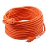 STOCK IN US!50ft 16/3 SJTW 3 Prong Outdoor Extension Cord, water proof Vinyl Outdoor Extension Cord roll, Orange 500-Feet