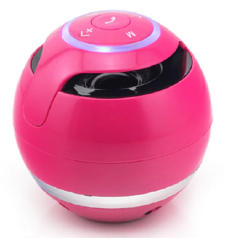 2018 Unique Design Led Ball Wireless Mini Speaker Portable Usb Speaker