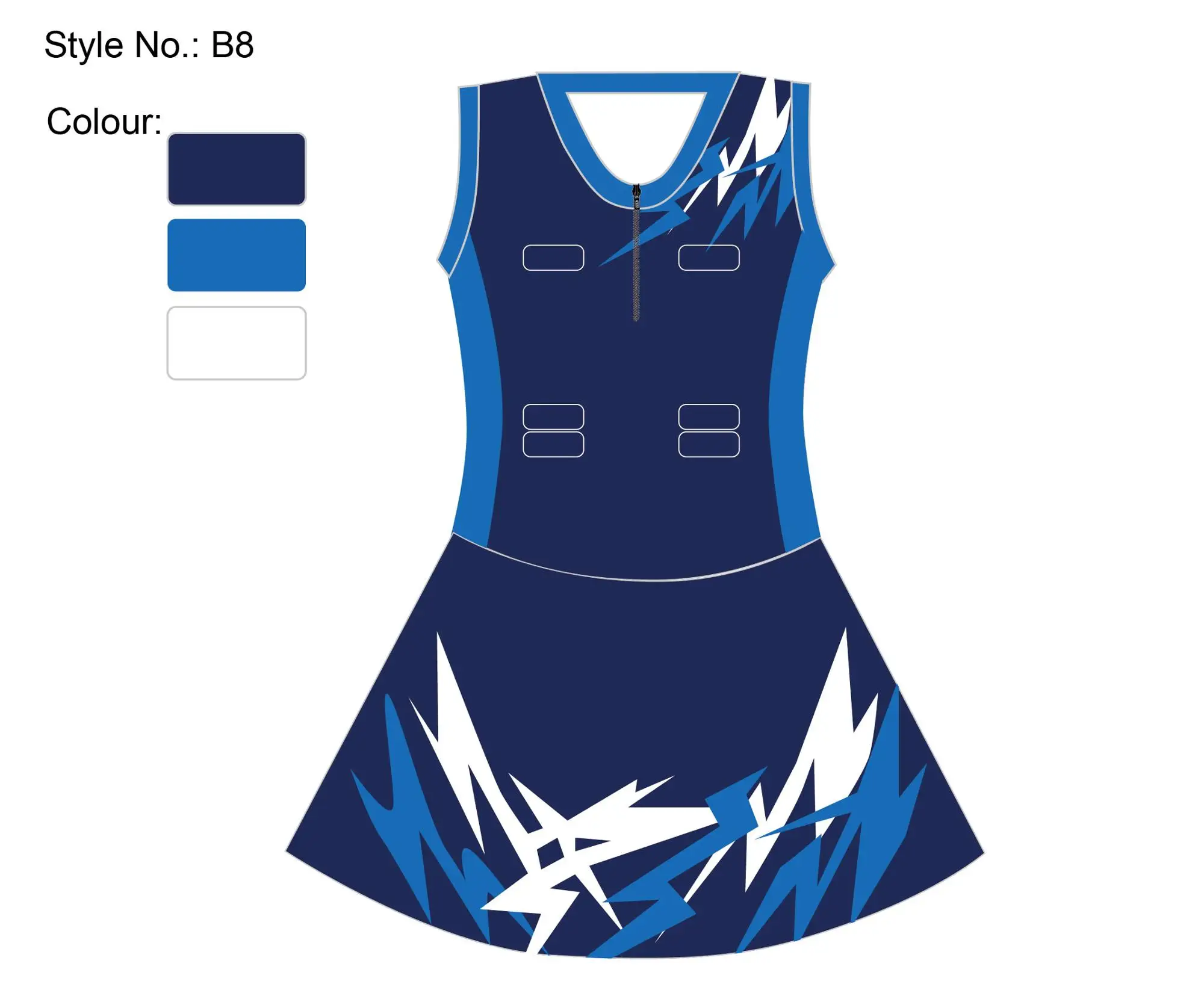 Download New Style Sublimated Netball Dress Uniform For Girls&women ...