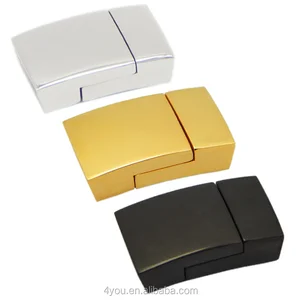 Custom Magnetic Clasp Manufacturer Adjustable Stainless Steel Accessories Jewelry Making Supplies For Bracelet