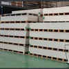 pure white big slab stone form calcite stone sheet modified stone decorating material