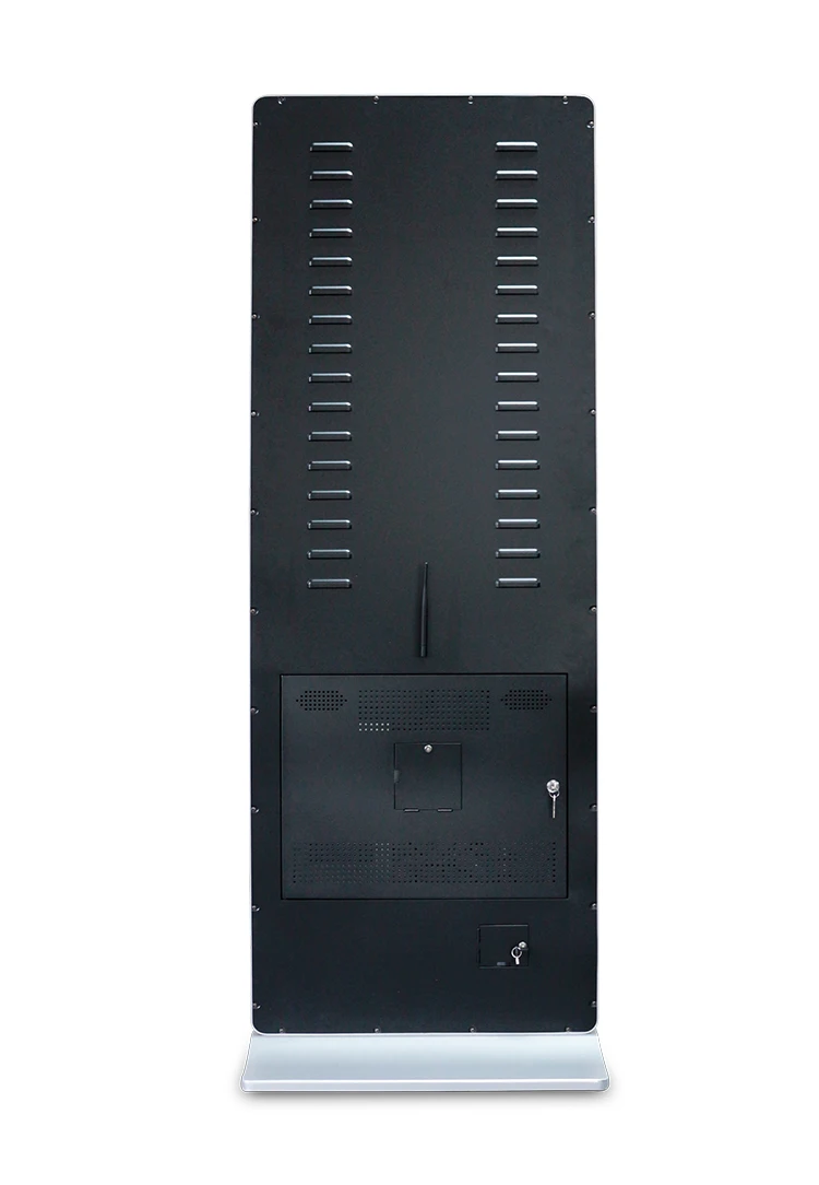 Software Digital Signage Display Stands Multi Touch Screen Computer Kiosk