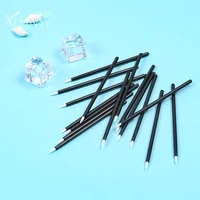 

factory direct sales white and fiber disposable eyeliner brush lip liner brush Eyeliner Wand Applicator