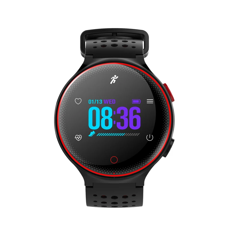 

Free Shipping Custom Oem With Bt 4.0 Silicon Waterproof Health Smart Sports Bracelet men Watch App Download, Red;green;blue