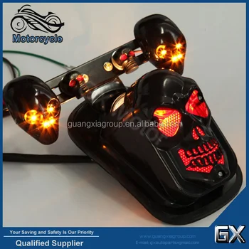 skull bike light