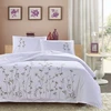 Wholesale 100% Cotton White Embroidery Bedding Set