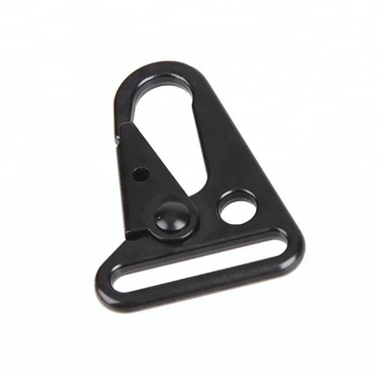 

Strap Adjuster 1.5inch Metal Sling Snap Black Steel 38mm  Snap Hooks