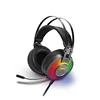 RGB gaming headphone with vibrator and true 7.1 surround