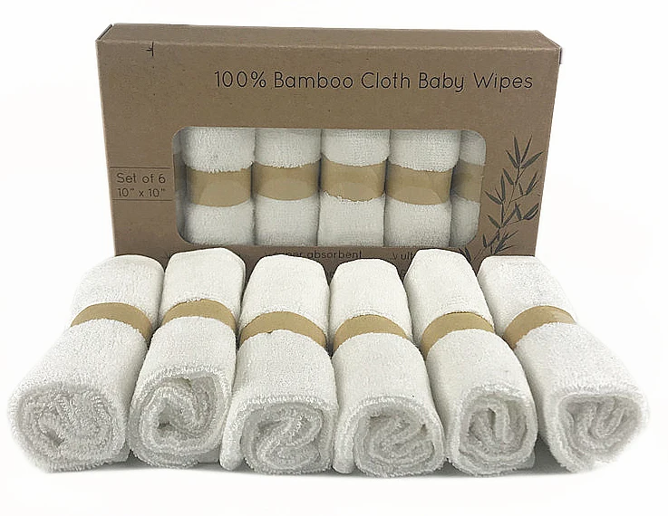 100 Bamboo Baby Washcloth Bamboo Face Towel For Gift Baby Washcloths