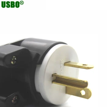 Black Round Nema 5 20p Industrial Power Plug 125v 20a Twist Lock