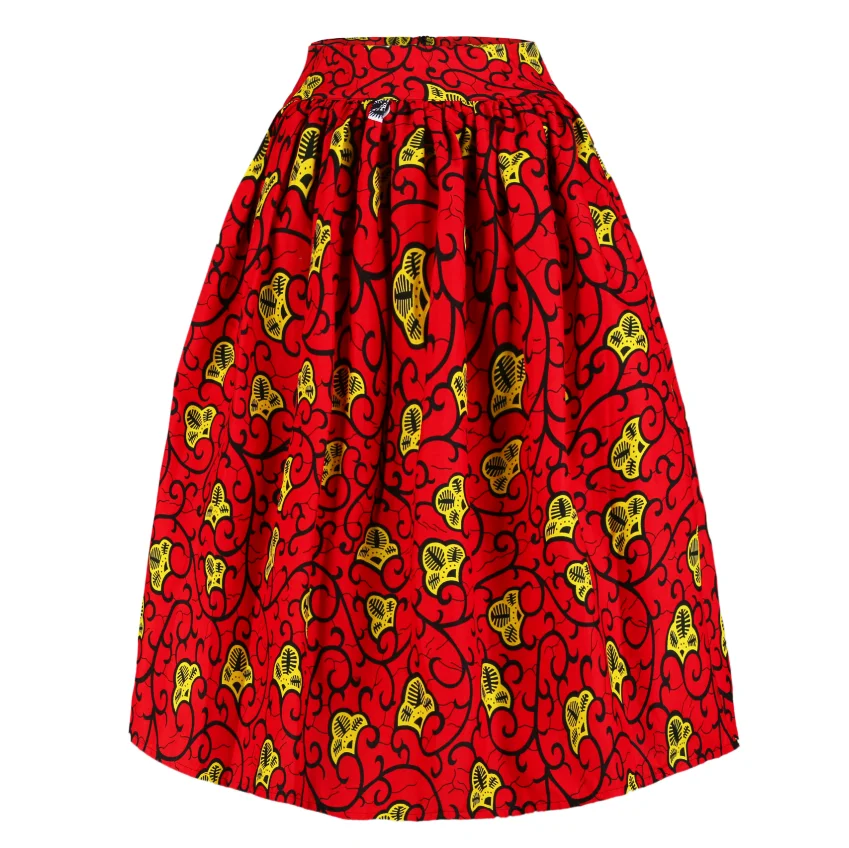 

100% cotton Fashion Lady High Waist plus size maxi skirt African girls ladies long tutu floral skirt long, Colorful