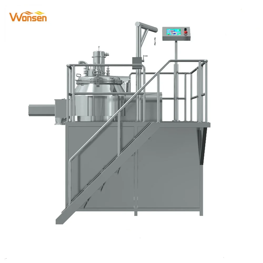 
High Platform Rapid Pharmaceutical wet mixing granulator machine 