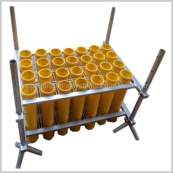 Factory Price 6 Inch 28 Shots Net Shape Iron Steel Mortar Tubes