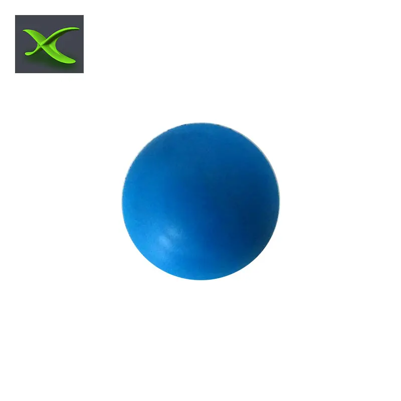 
NOCSAE Standard inject molded no smell odorless rubber hard solid high bouncing round blank Lacrosse ball pet dog toy ball 