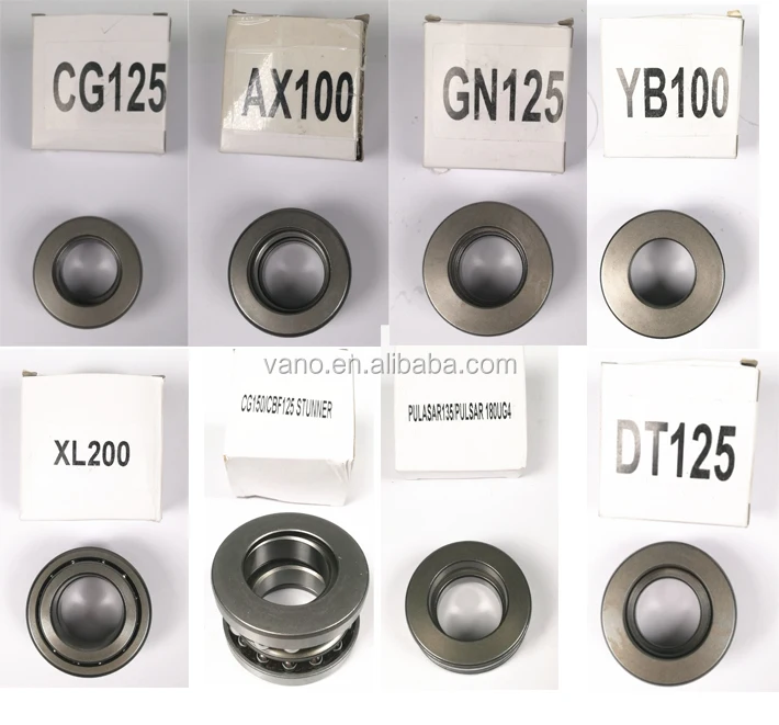 Motorcycle Steering Column Stem CG125 Ball Race Bearings