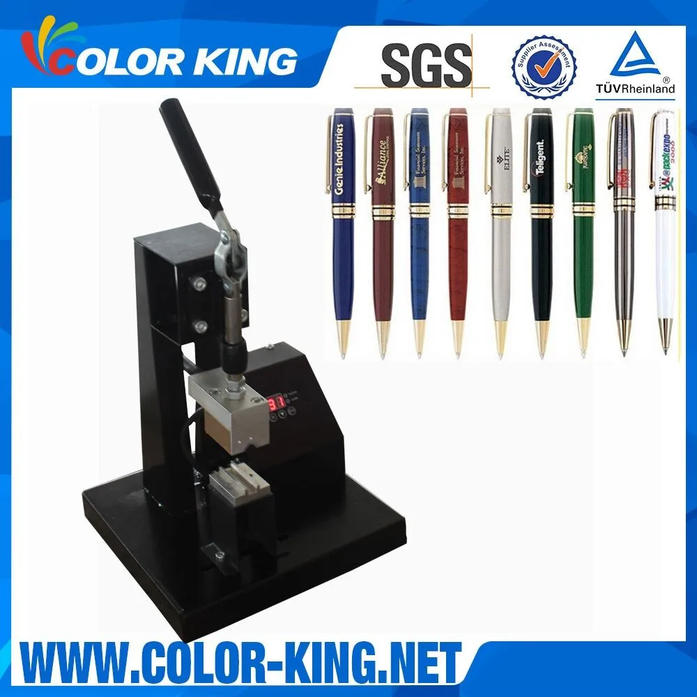 350W Máquina Prensa Calor Pluma Digital 6 para Sublimación Impresión Bolígrafo 