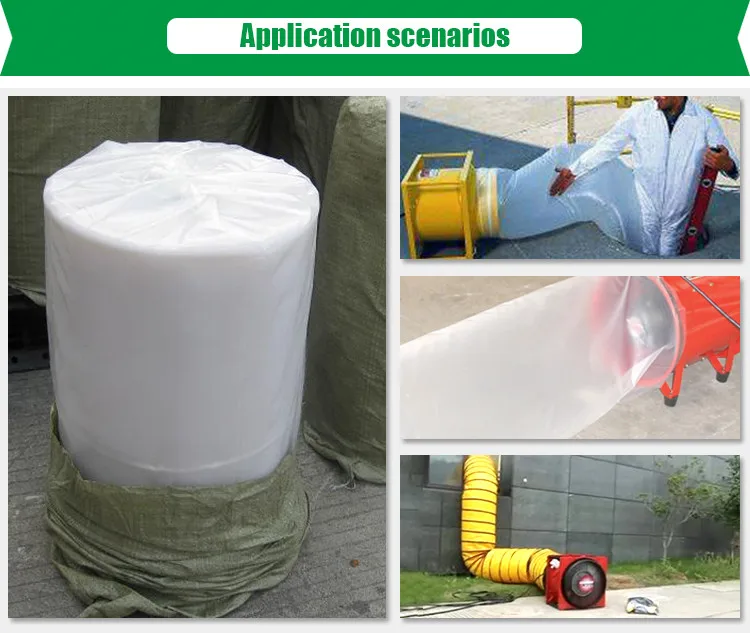 Pe Plastic Film Air Duct For Ventilation Buy Pe Plastic Film Air Duct
