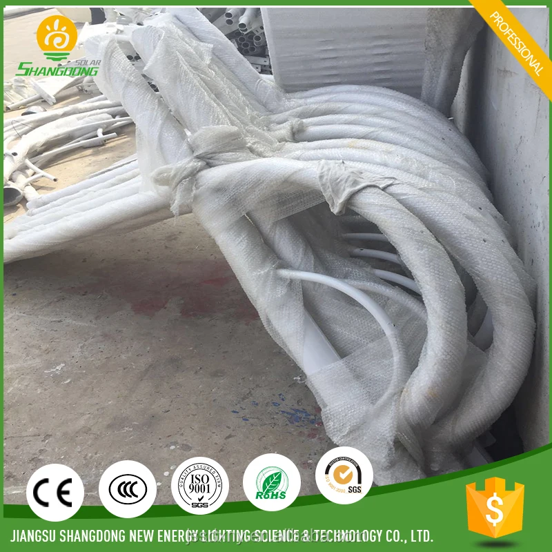 China manufacturer steel Q235 galvanized street lamp post from factory directly