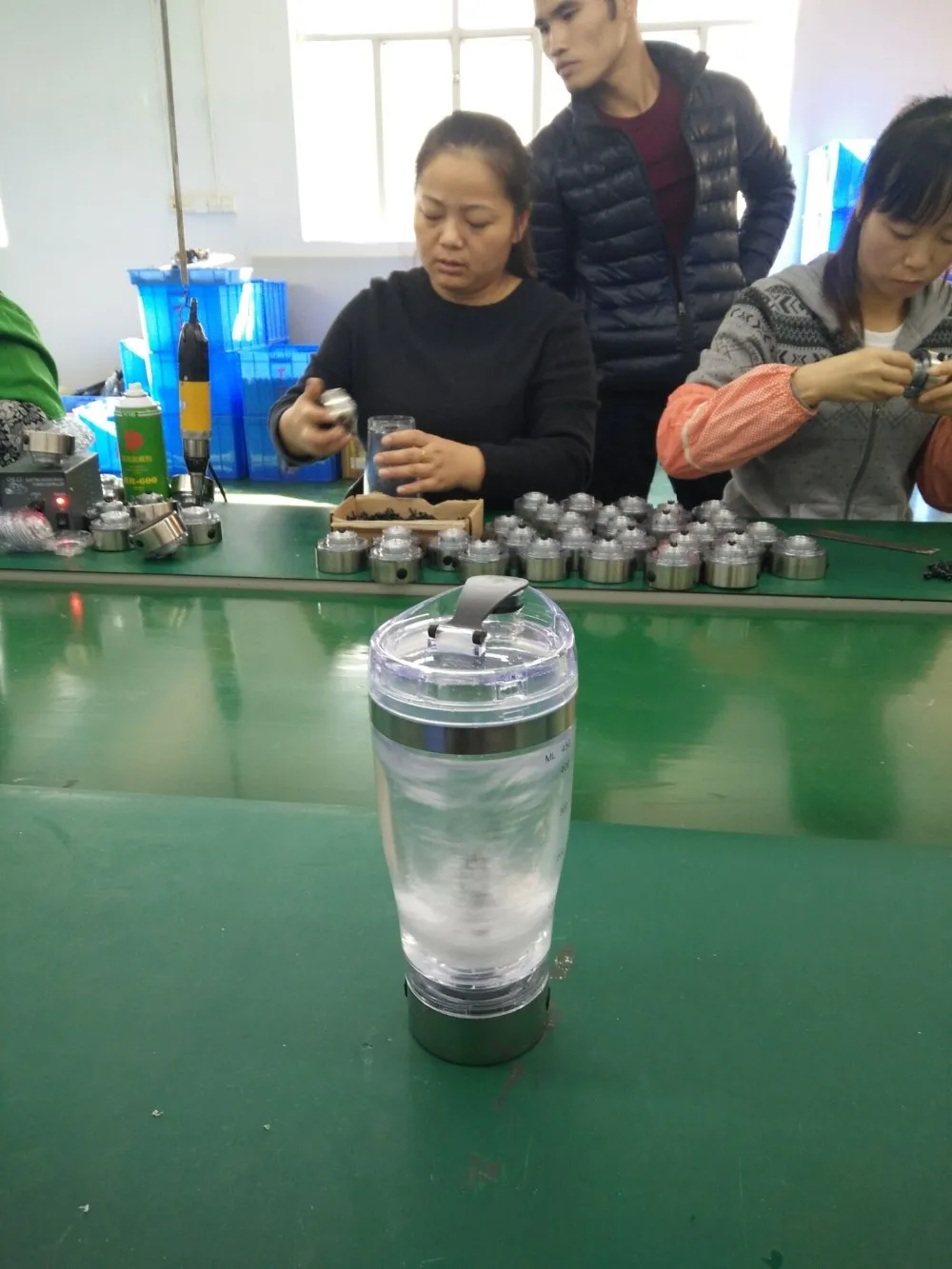 Factory offer Electric protein shaker with mixer powder