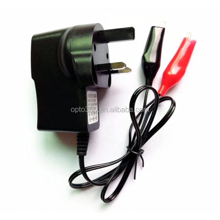 

6v lead acid battery charger universal child electric car toy car charger, Black