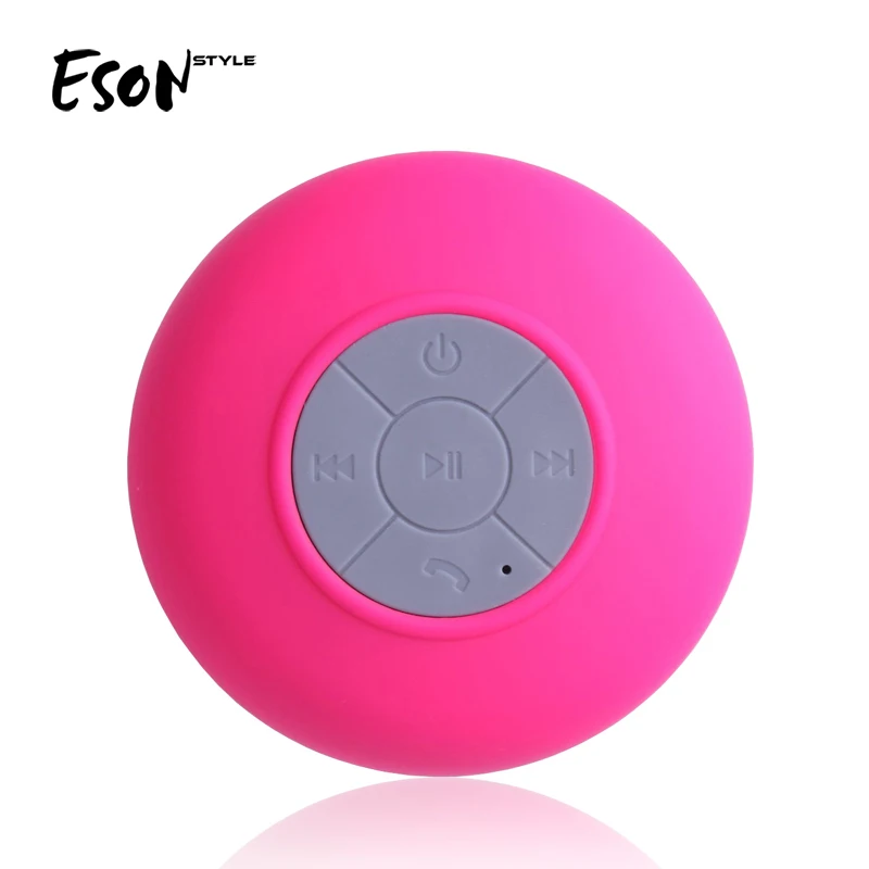 

Eson Style Super market BQB Bluetooth waterproof sucker wireless portable Waterproof mini round speaker