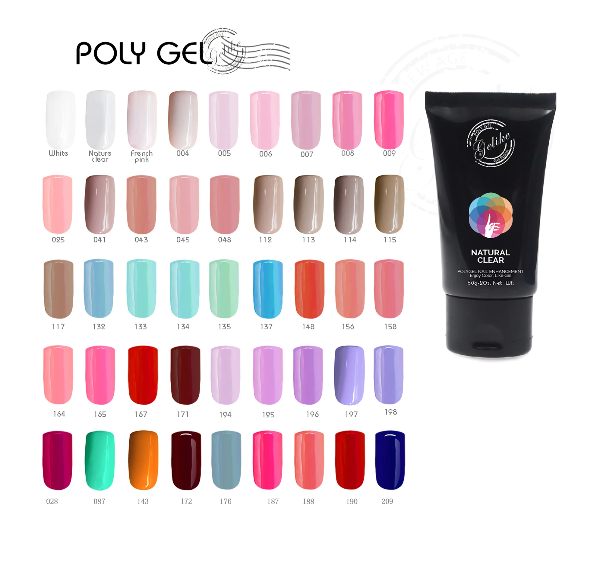 

2019 newest arrival Poly Gel UV Builder Gel Polish Poly gel for extend nails, 500