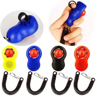 

Big Button New Training Clicker with Finger Loop and Wristband, Training Clickers for Dogs, Cats, Birds and Horses