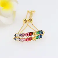 

gold plated rainbow stone bracelet color bracelet rainbow jewelry